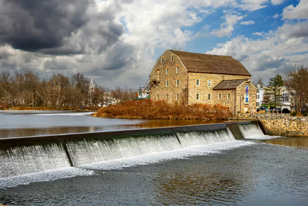 large damn with a waterfall, clinton new jersey